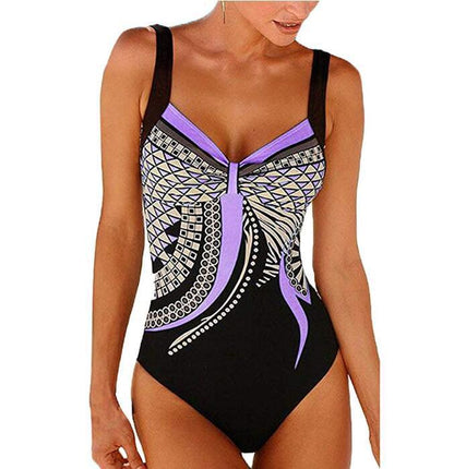 🩱🏊‍♀️【S-3XL】2026 nowy retro print nowy retro print jednoczęściowy kostium kąpielowy