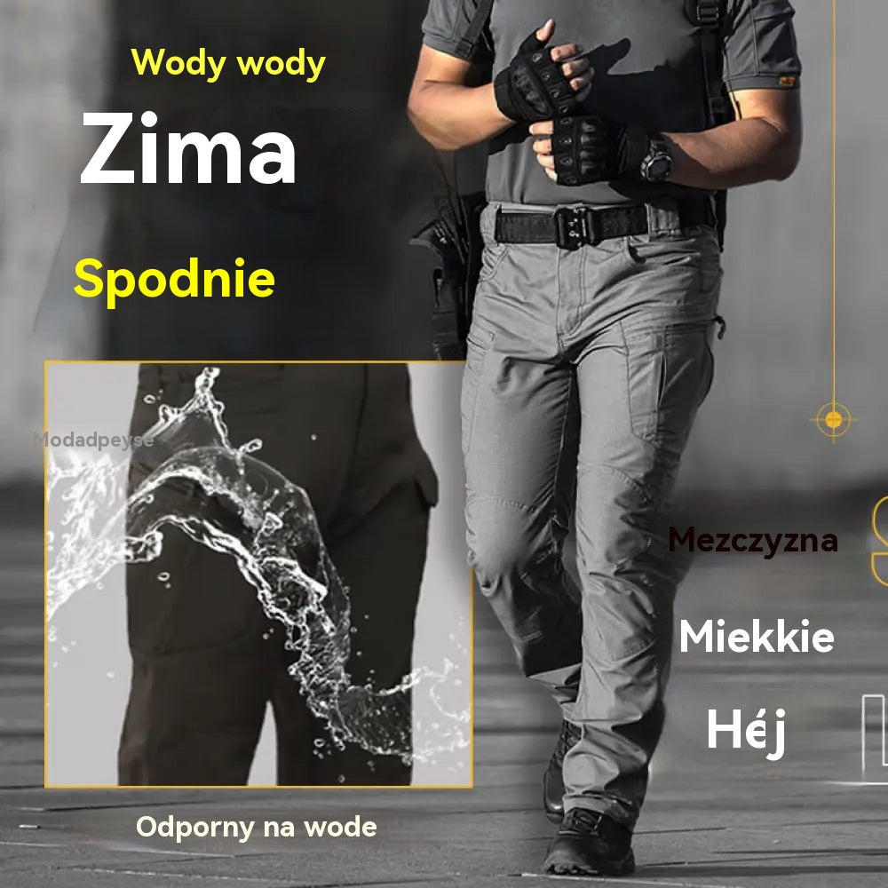 ⏳ 50% KEDVEZMÉNY! 🔥Taktikai katonai nadrágok férfiaknak, szélálló és melegítő