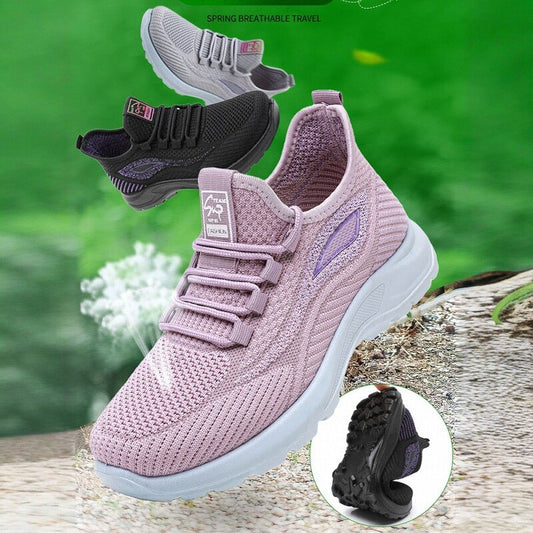 ✨【35-41】Nowe obuwie damskie na wiosnę/lato: oddychające, lekkie i wygodne buty spacerowe z dzianiny – idealne dla mam w średnim i starszym wieku.