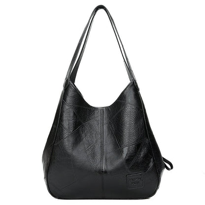 💗👜 Új stílusú, puha bőr válltáska, nagy kapacitással