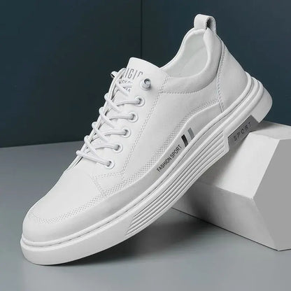 【39-44】2026 Męskie oddychające skórzane buty biznesowe casual