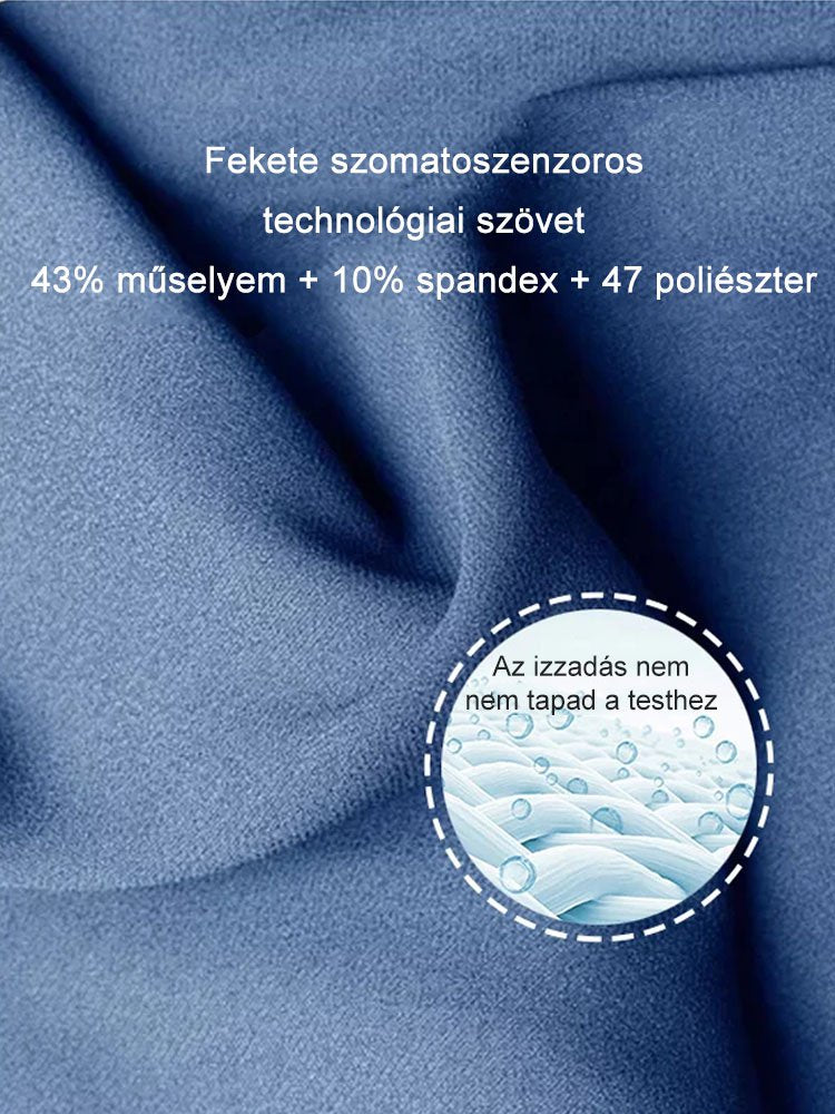 ❤️50% kedvezmény【Felső + nadrág】【S-5XL】Egyszínű alkalmi öltöny széles szárú nadrággal