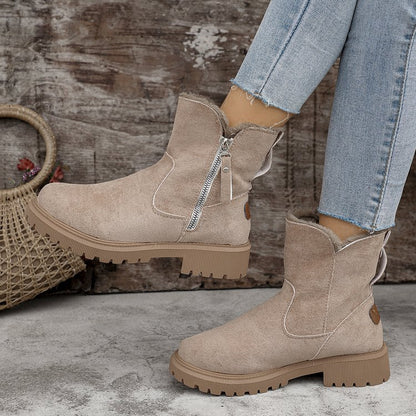 🎀👢【36-43】Női hótaposó pamut velúr cipő--Bélelt és meleg