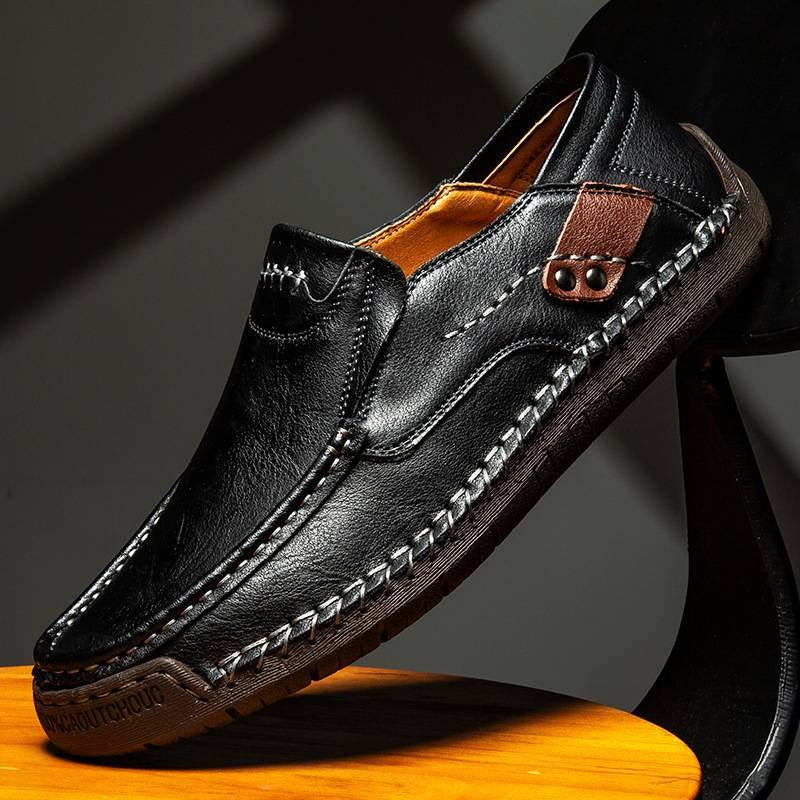 👞50% zniżki🔥【38-48】Ręcznie robione mokasyny ze skóry naturalnej ✅️Płatność przy odbiorze ✅️2 artykuły ze zniżką 70%