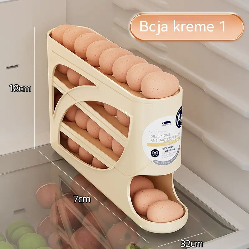 💥🥚Élelmiszeripari minőségű, csúsztatható tojástartó doboz