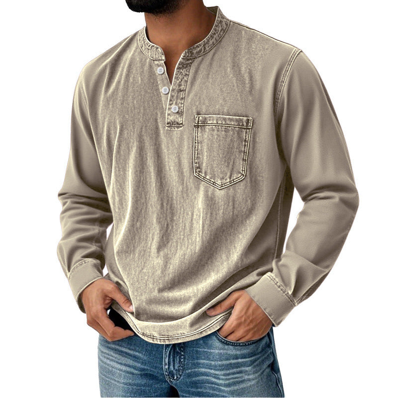 👔 【S-5XL】Męskie, casualowe, modne koszulki na wiosnę/lato