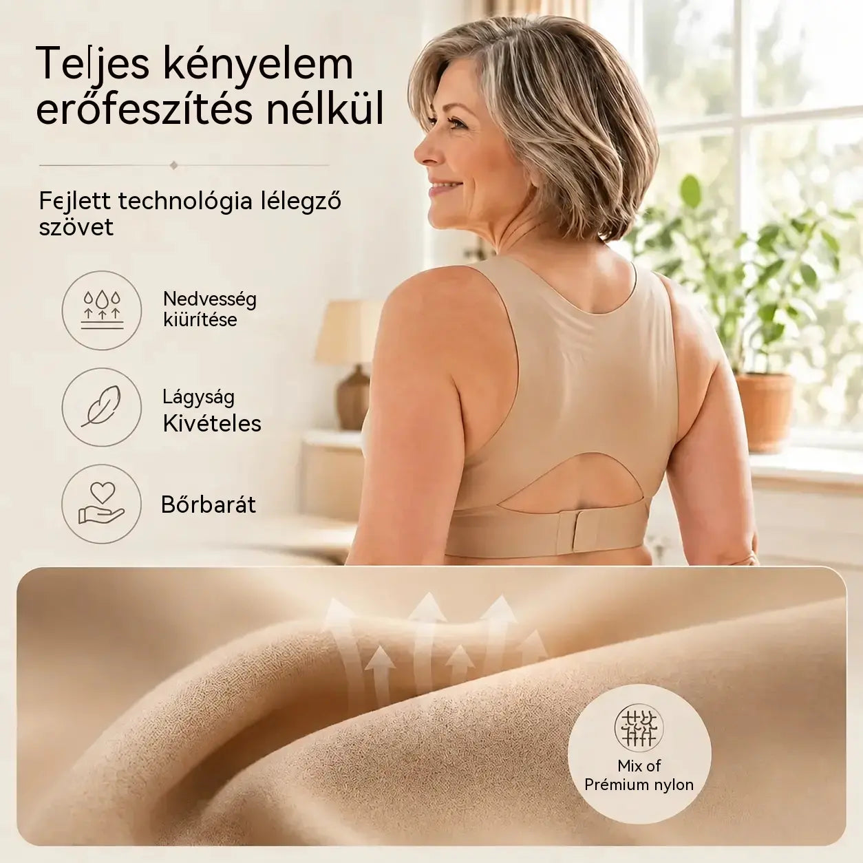 【✨Vegyél 1-et, és 2-t kapsz ajándékba - 3 db-os csomag】Női alakformáló fehérnemű, formálja a hát vonalát💋