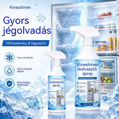 🔥【2 üveg 9200】❄️ Új jégtelenítő spray 2026 🧡 Gyorsan eltávolítható jég a fagyasztóból