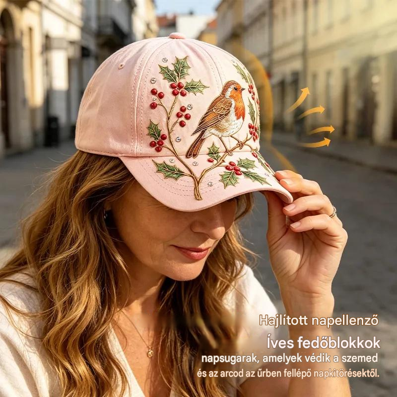 🧢Prémium divatos 3D hímzett baseballsapka, napvédelemmel és árnyékolással