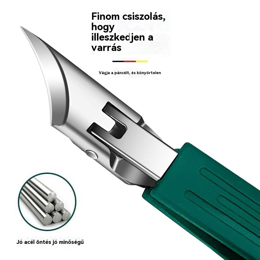 🔥【Újdonság, 50% kedvezmény】 Fröccsenésgátló körömvágó 25°-os szögben döntött éllel (3 darabos készlet)