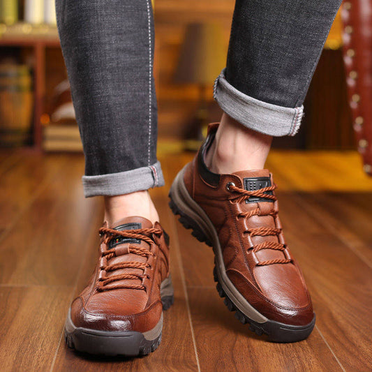 🔥👞Legkelendőbb 40% kedvezmény – új divatos férfi bőrcipők 2025 kora őszi szezonra, rendkívül kényelmes viselet