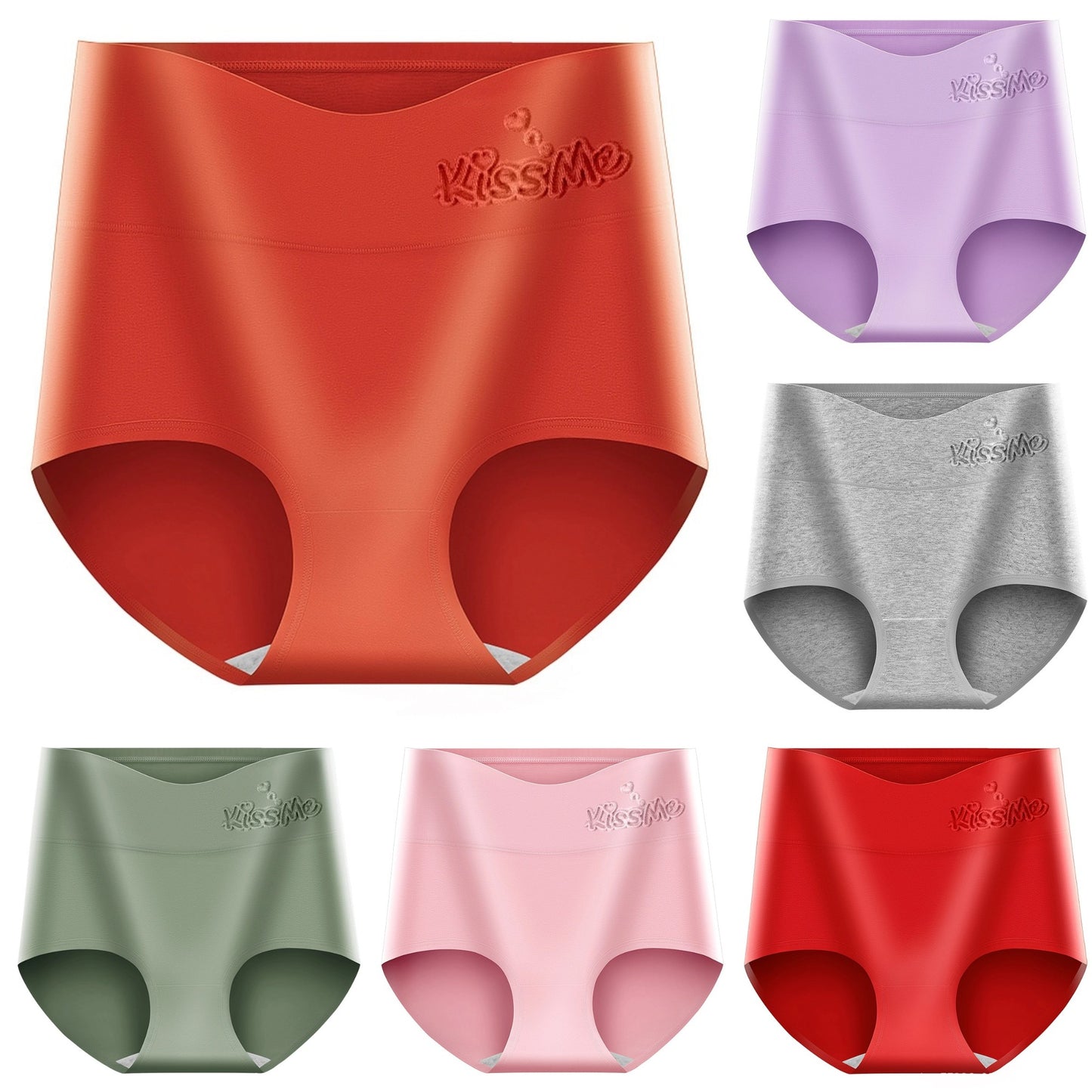 💖Ostatni dzień na 50% zniżki - 【6 sztuk】Spodnie z wysokim stanem, podnoszące biodra, wykonane z wysokiej jakości bawełny✨️ (45-105 kg)