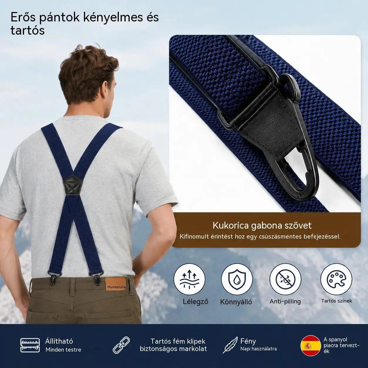 📢📢50% KEDVEZMÉNY! 🧷Férfi hátkeresztes testtartásjavító fűző, csatos🧷