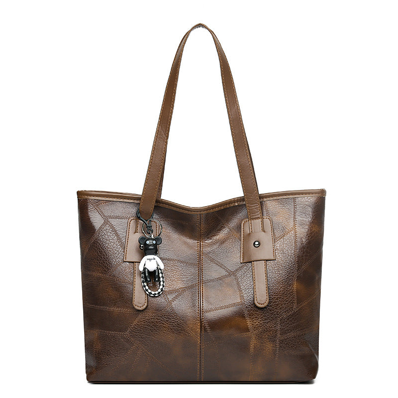 【50% kedvezmény】👜 Divatos női, puha bőr válltáska✨Rendkívüli, nagy kapacitású táska✨