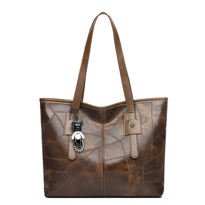 【50% kedvezmény】👜 Divatos női, puha bőr válltáska✨Rendkívüli, nagy kapacitású táska✨