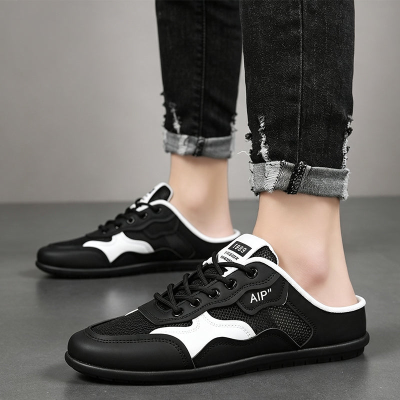 【39-44】Letnie, oddychające, siateczkowe, zakryte klapki sportowe dla mężczyzn🎁Płatność gotówką przy odbiorze