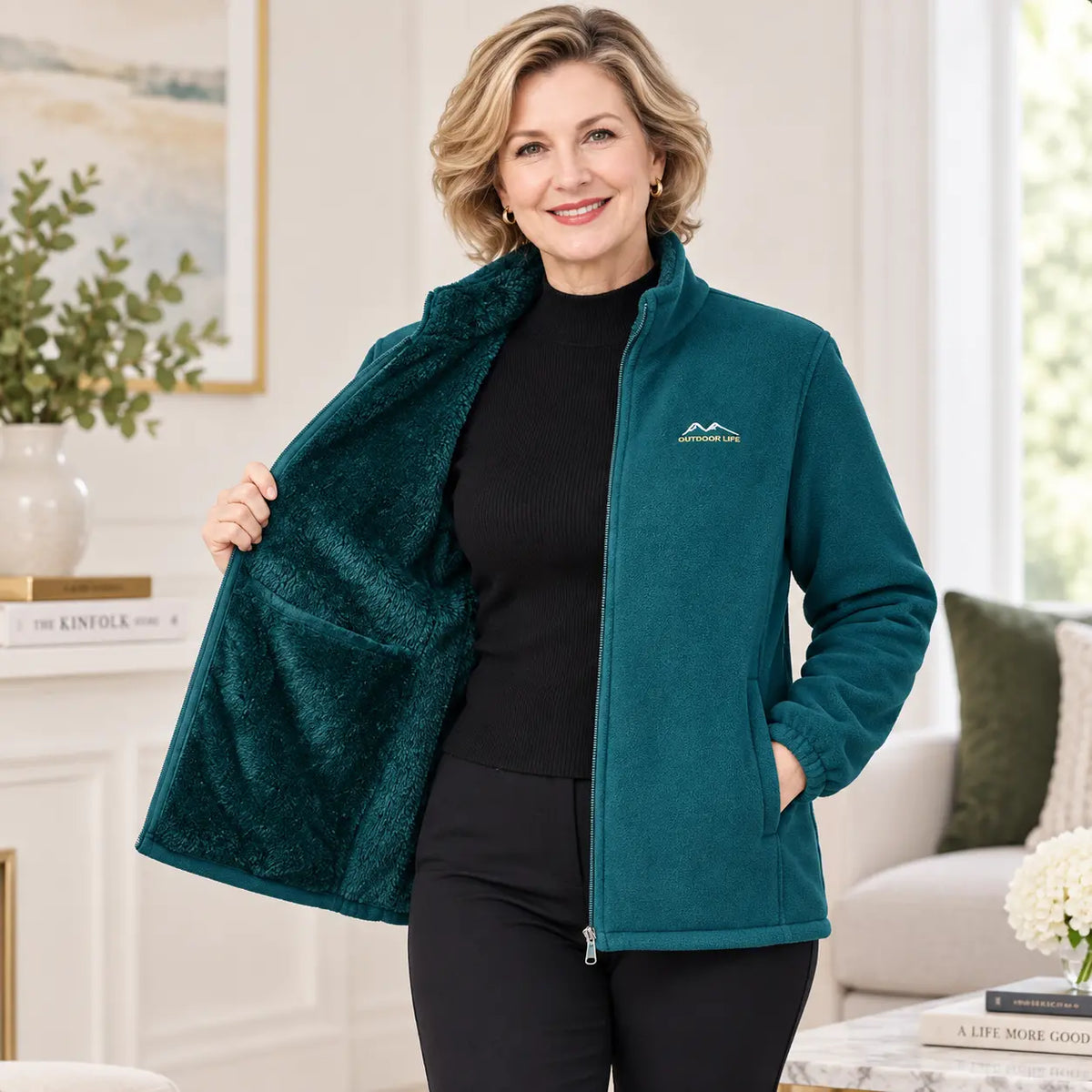 🧥【XL-5XL】Női vastag polár kabát – meleg és kényelmes az őszi-téli időben!
