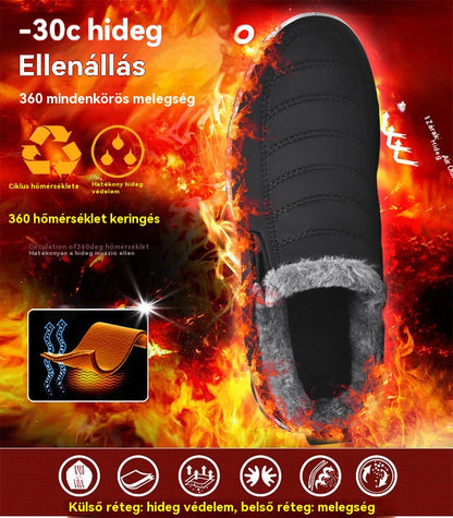 🔥💖【35-48】Unisex téli csizma plüss béléssel - meleg, kényelmes és csúszásmentes hideg időjárásra