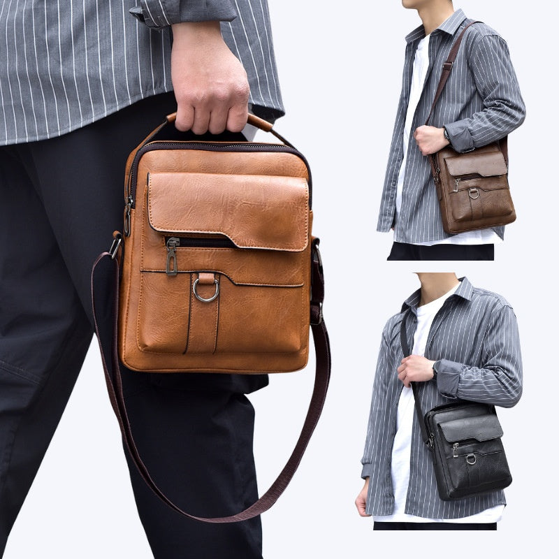 【50% kedvezmény】👜 Férfi alkalmi divatos marhabőr táska