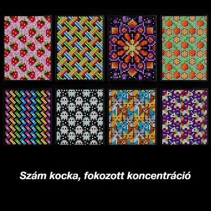🛍️ Antistressz kifestőkönyv készlet "100 minta tudatos színezéshez" 🎨 Festés számok szerint felnőtteknek és időseknek | 100 minta (virágok, mandalák) + filctollkészlet mellékelve, agytorna és relaxáció