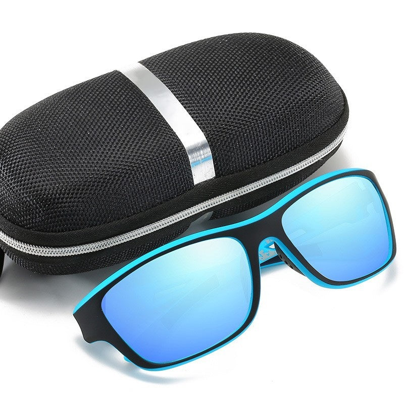 🚵‍♂️😎 ⚡ Męskie sportowe okulary przeciwsłoneczne, polaryzacyjne, z prawdziwą lustrzaną soczewką, nowoczesne i odporne na kurz, idealne do jazdy na rowerze na świeżym powietrzu